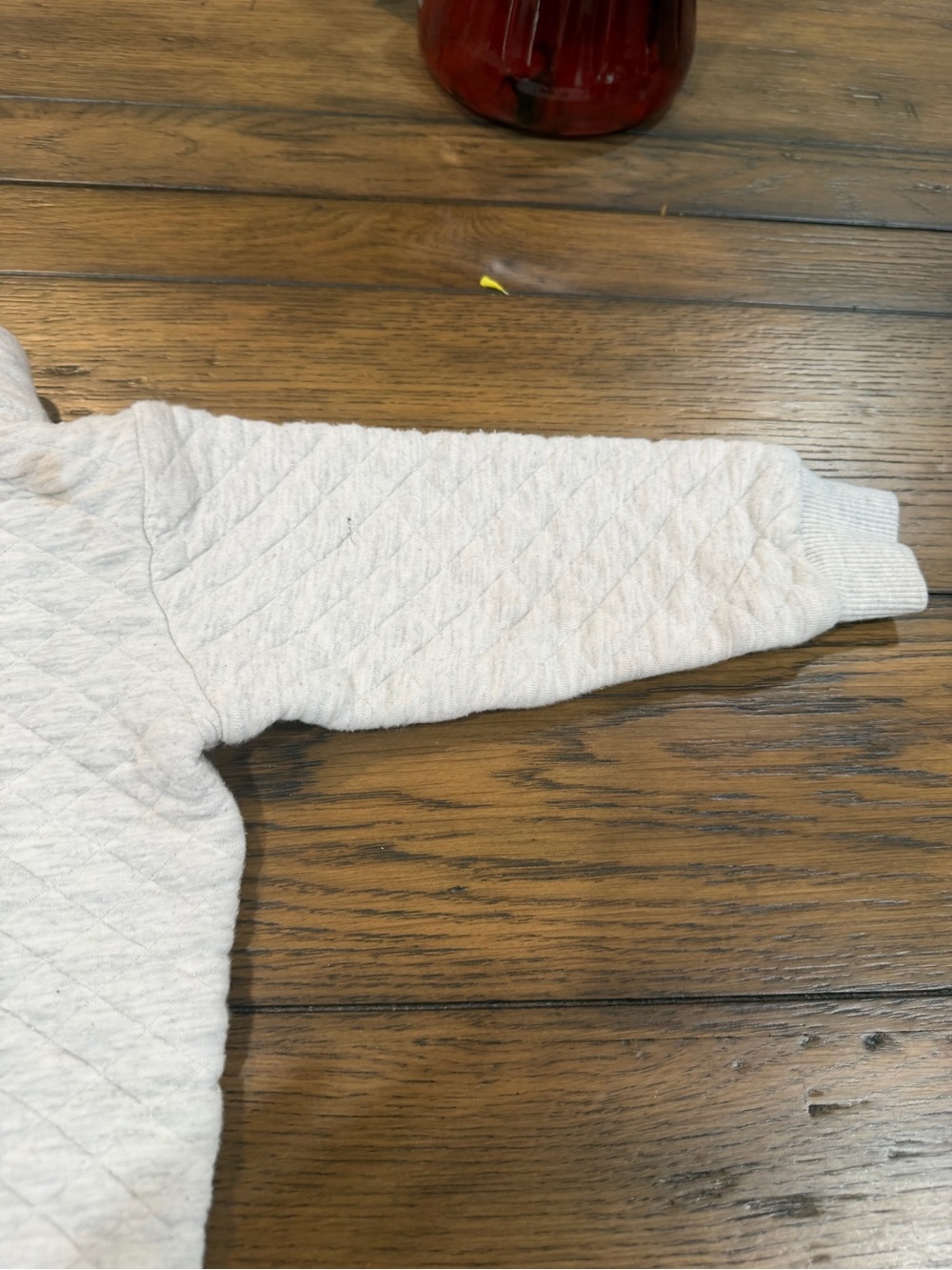 Tommy Hilfiger Heather Gray Quilted Kids Pullover 24M - Picture 9 of 10